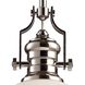 Chadwick 1 Light 13 inch Polished Nickel Pendant Ceiling Light