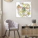 Dandelion Blue and Multi and Yellow and White Canvas