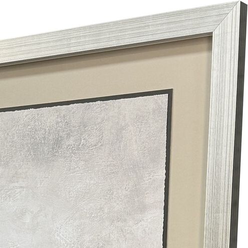 Landscape Illusion Gray and Neutral and White Framed Art