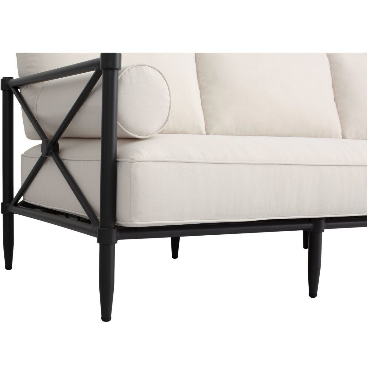 Willow White Outdoor Sofa