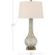 Bombon 31 inch 150 watt Pale Brown and Off-White and Antique Brass Table Lamp Portable Light