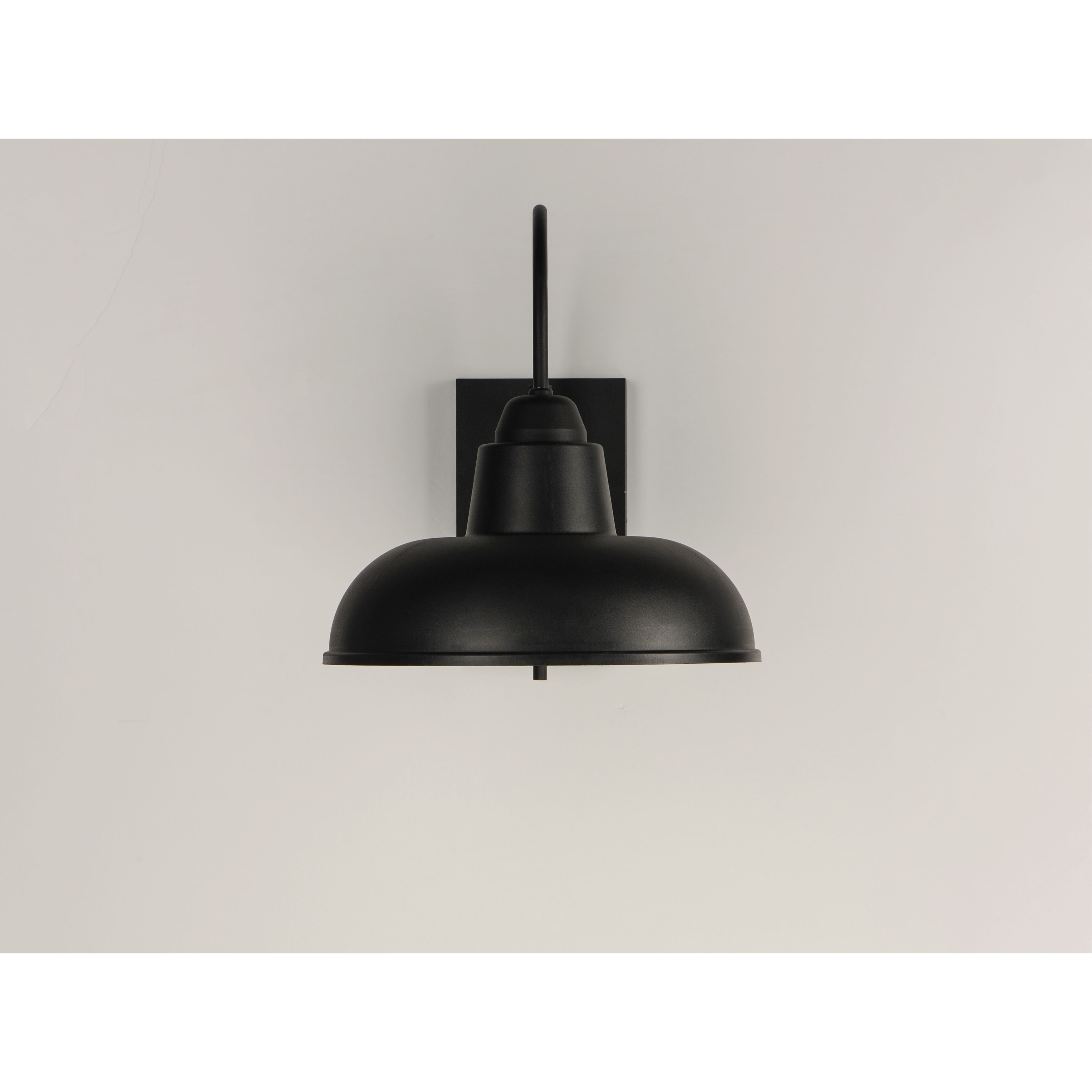 Industrial 1 Light 16 inch Black Outdoor Wall Mount