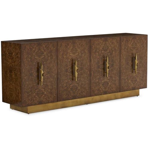 Torino 94.5 X 22 inch Credenza, 4 Door