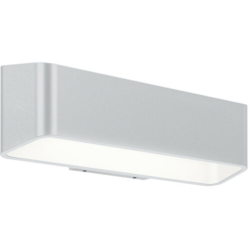 Indirect LED 4 inch Satin Grey ADA Wall Sconce Wall Light, Rectangular