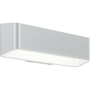 Indirect LED 4 inch Satin Grey ADA Wall Sconce Wall Light, Rectangular