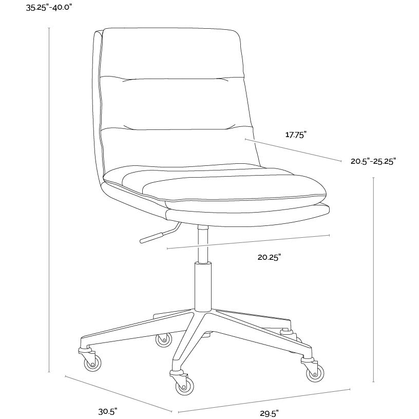 Stinson Hailey Moon / Kona Camel Office Chair