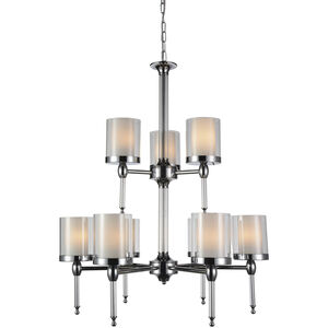 Maybelle 9 Light 28 inch Chrome Candle Chandelier Ceiling Light