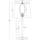 Portland 29.5 inch 150.00 watt Brown Table Lamp Portable Light