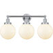 Beacon 3 Light 24.5 inch Polished Chrome Bath Vanity Light Wall Light