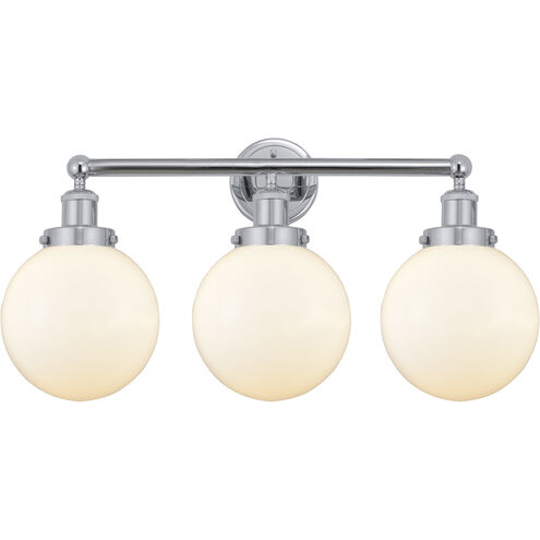 Beacon 3 Light 24.5 inch Polished Chrome Bath Vanity Light Wall Light