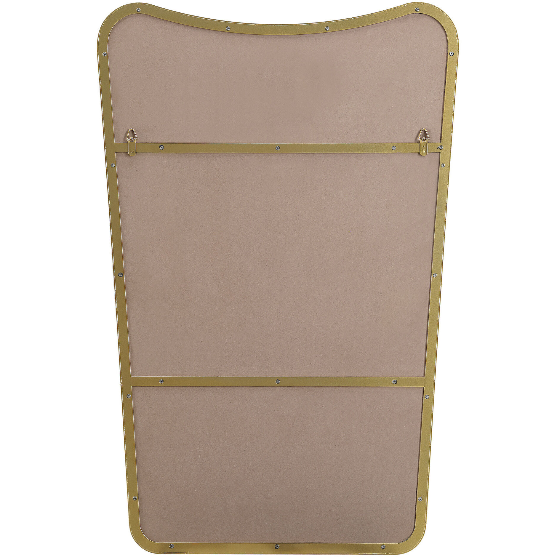 Artesia 45 X 30 inch Clear and Gold Wall Mirror