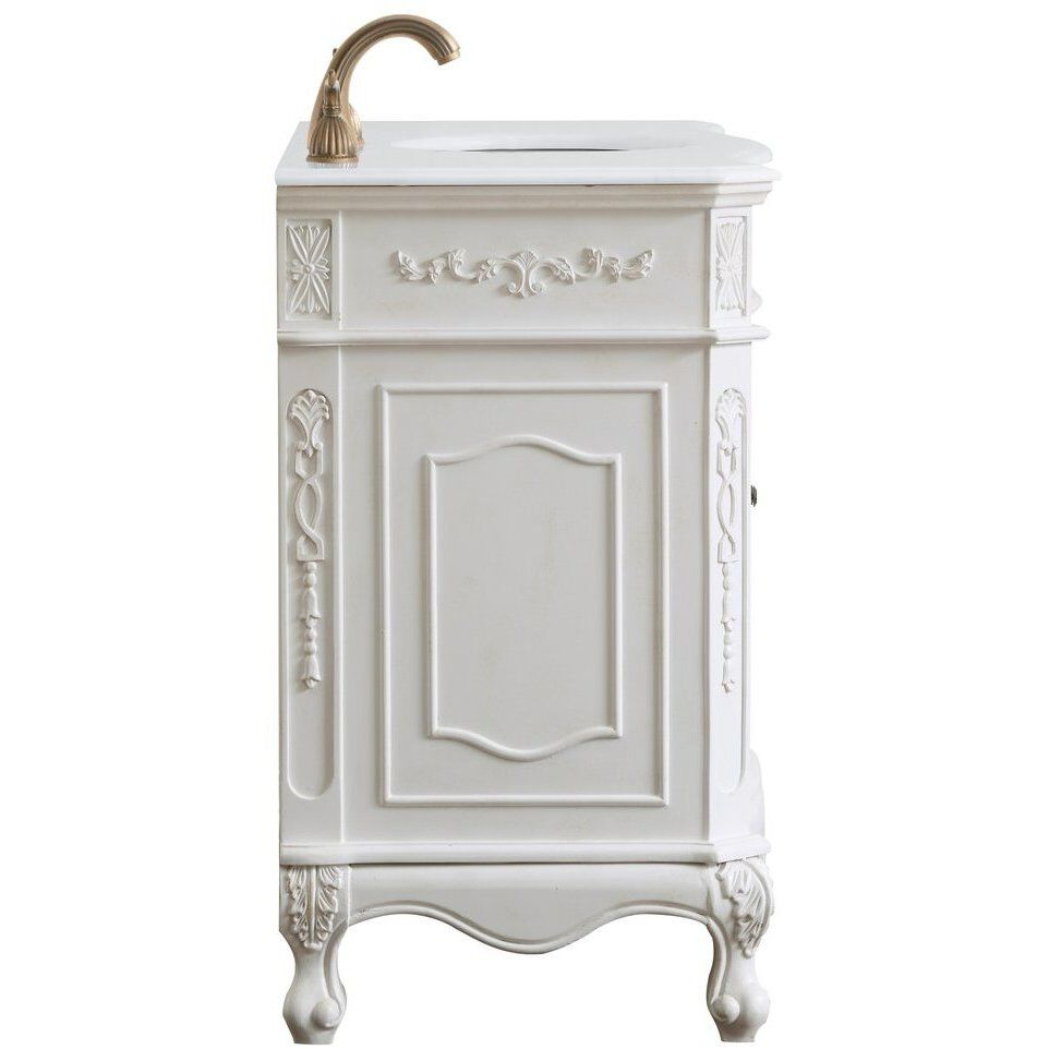 Danville 48 X 21 X 36 inch Antique White Vanity Sink Set