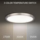 Argo LED 15 inch Brushed Nickel Flush Mount Ceiling Light