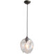 Sonoma Ave. 1 Light 9.80 inch Pendant