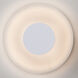 Halftone LED Matte White ADA Interior Wall Light