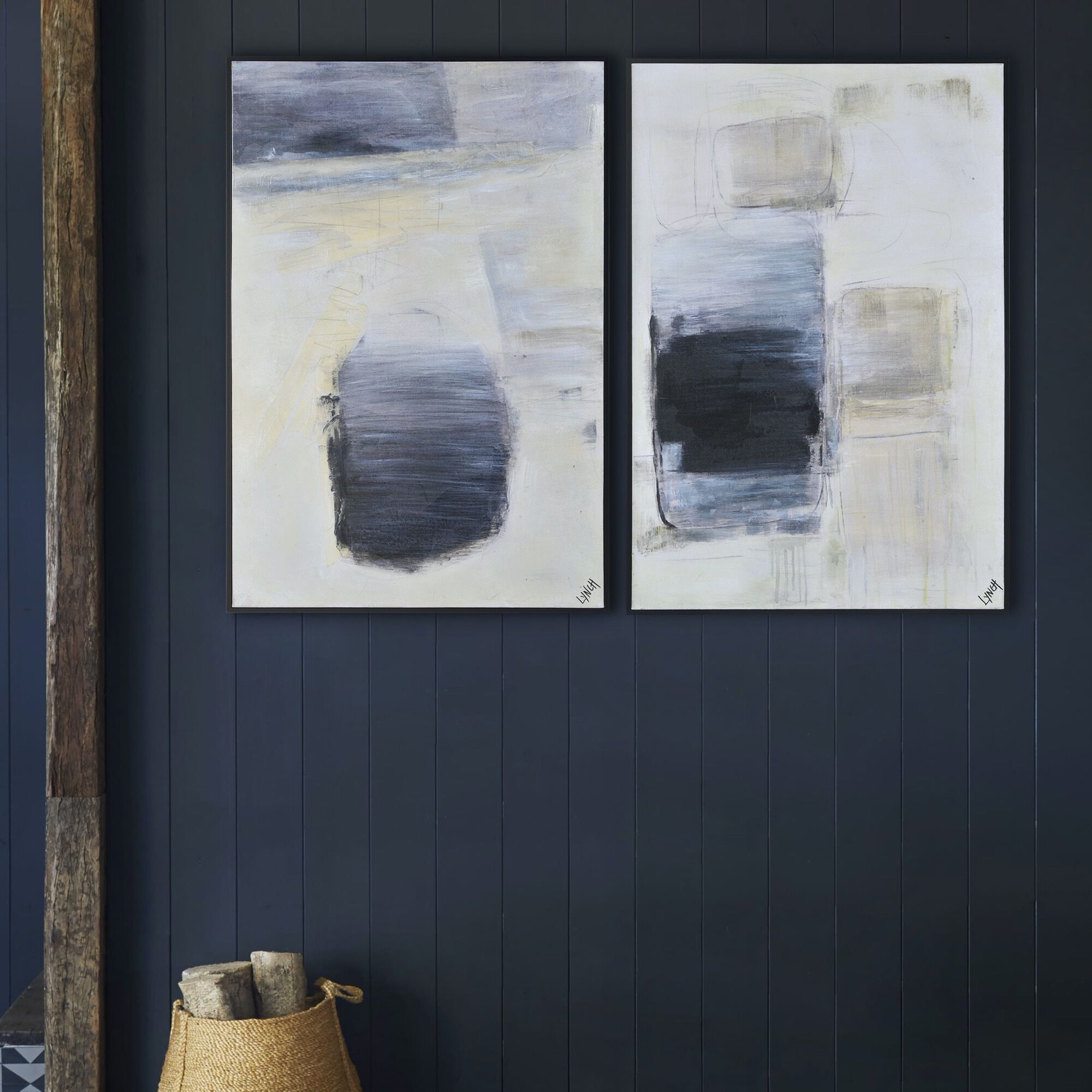 Leclaire Charcoal/Multiple Canvas Art