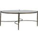Lyra 42.25 X 42.25 inch Aged Brass Coffee Table