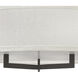 Hampton 3 Light 26 inch Buckeye Bronze Indoor Semi-Flush Mount Ceiling Light in Non-LED