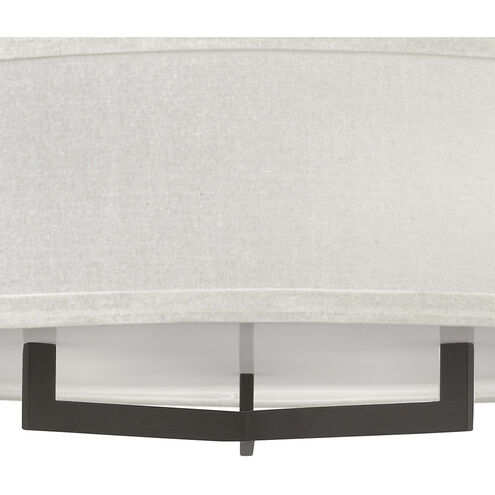 Hampton 3 Light 26 inch Buckeye Bronze Indoor Semi-Flush Mount Ceiling Light in Non-LED