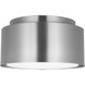 Drew & Jonathan Dartmore 1 Light 10 inch Brushed Nickel Flush Mount Ceiling Light, Small
