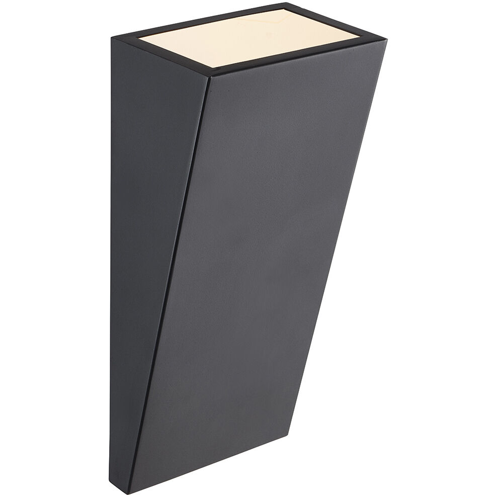 Corwin Family 12 inch Matte Black Outdoor Wall Sconce in 4" D x 5.5" W x 12" H, EVOLV