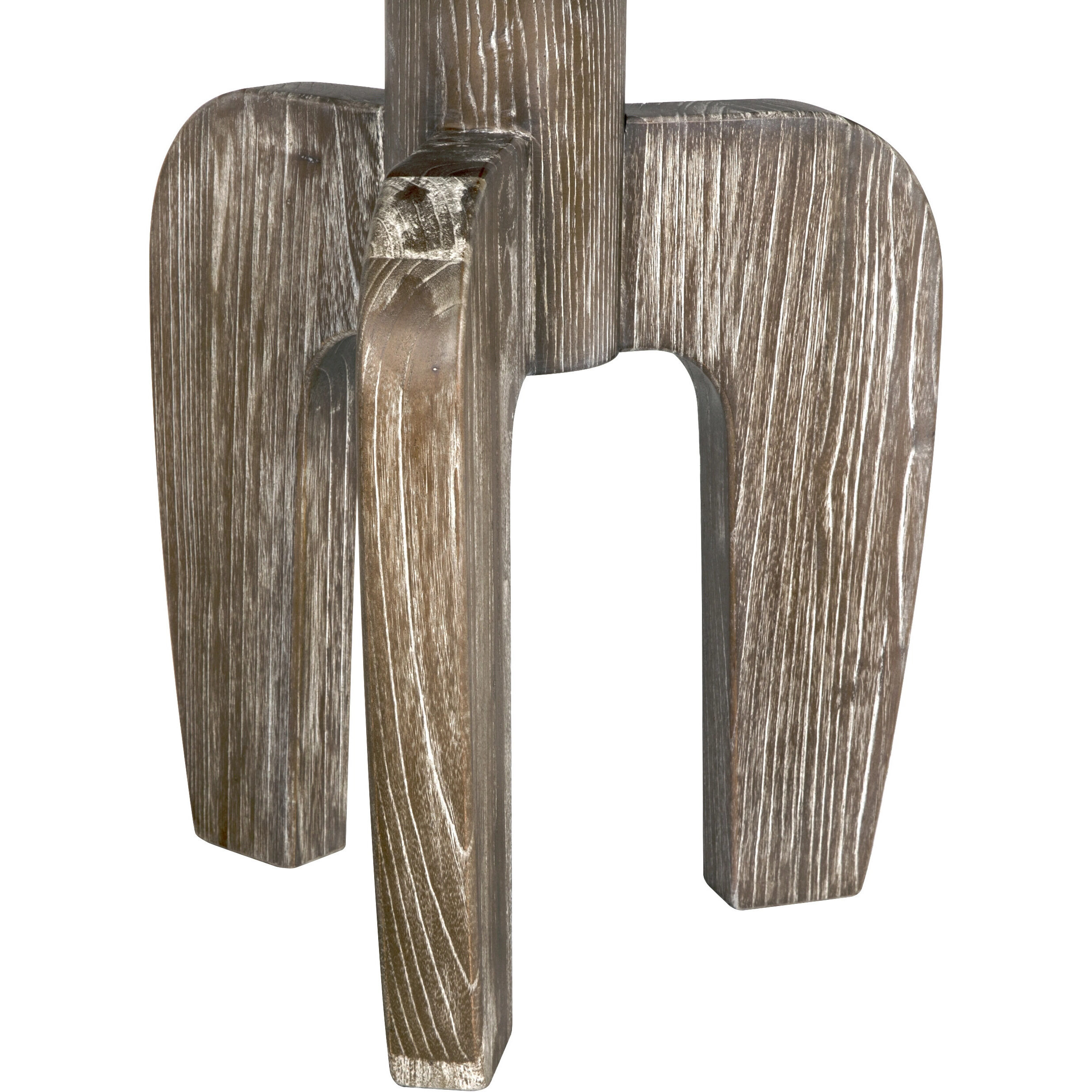 New Shizue 25 X 18 inch Distressed Mindi Side Table, Small