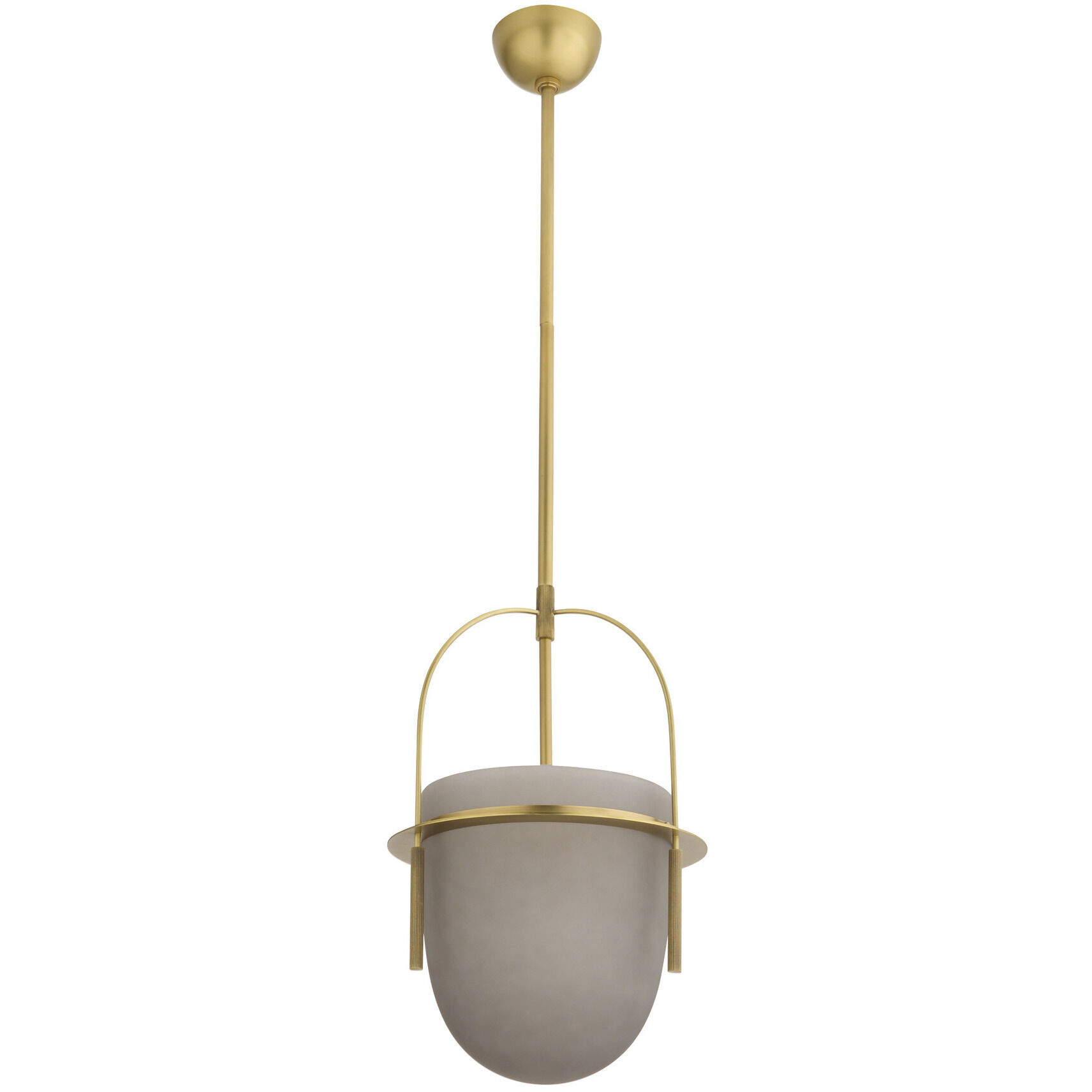 Kathleen 1 Light 13 inch Antique Brass Pendant Ceiling Light