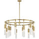 Chelsea 12 Light 40 inch Warm Brass Chandelier Ceiling Light