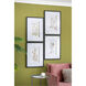 Smithsonian Black/White/Yellow Wall Art, Assorted Florals & Goddesses