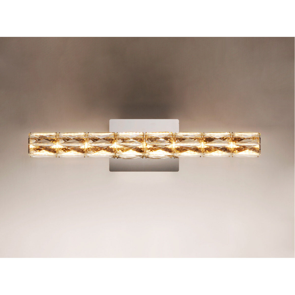 Zephyr LED 24 inch Polished Chrome Bath Vanity Light Wall Light