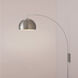 Half Dome 1 Light 5 inch Satin Nickel Wall Mounted Arc Lamp Wall Light
