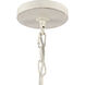 Quinn 6 Light 30 inch Antique White Chandelier Ceiling Light