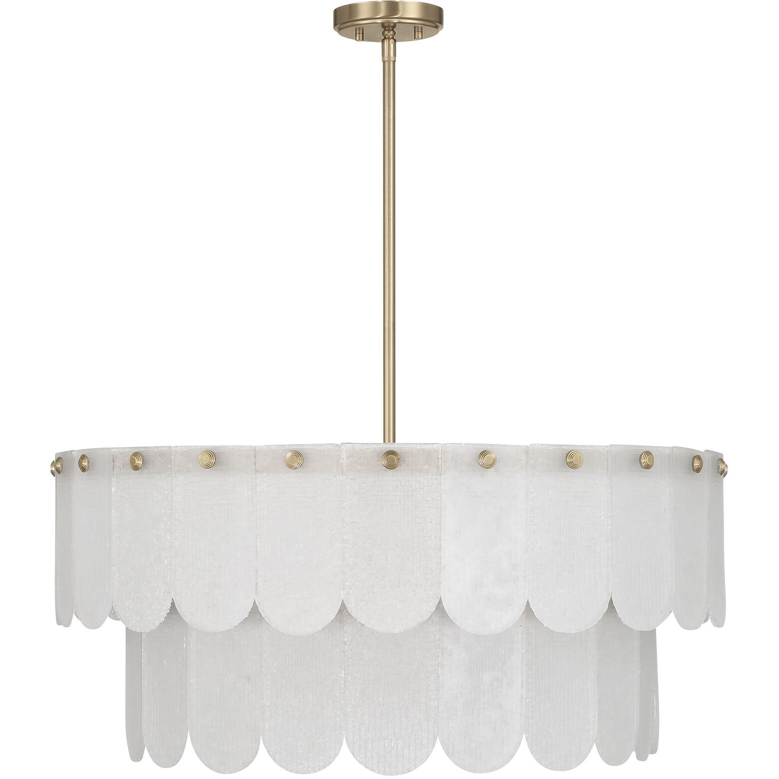Ashton 10 Light 30 inch Noble Brass Pendant Ceiling Light, Essentials