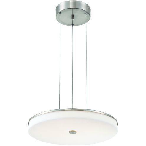 U.H.O. LED 15 inch Brushed Nickel Pendant Ceiling Light