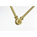 Van 1 Light 6 inch Brass Plug In Wall Sconce Wall Light