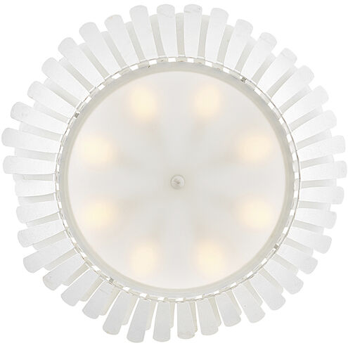 Reina 8 Light 33.75 inch Textured Plaster Chandelier Ceiling Light