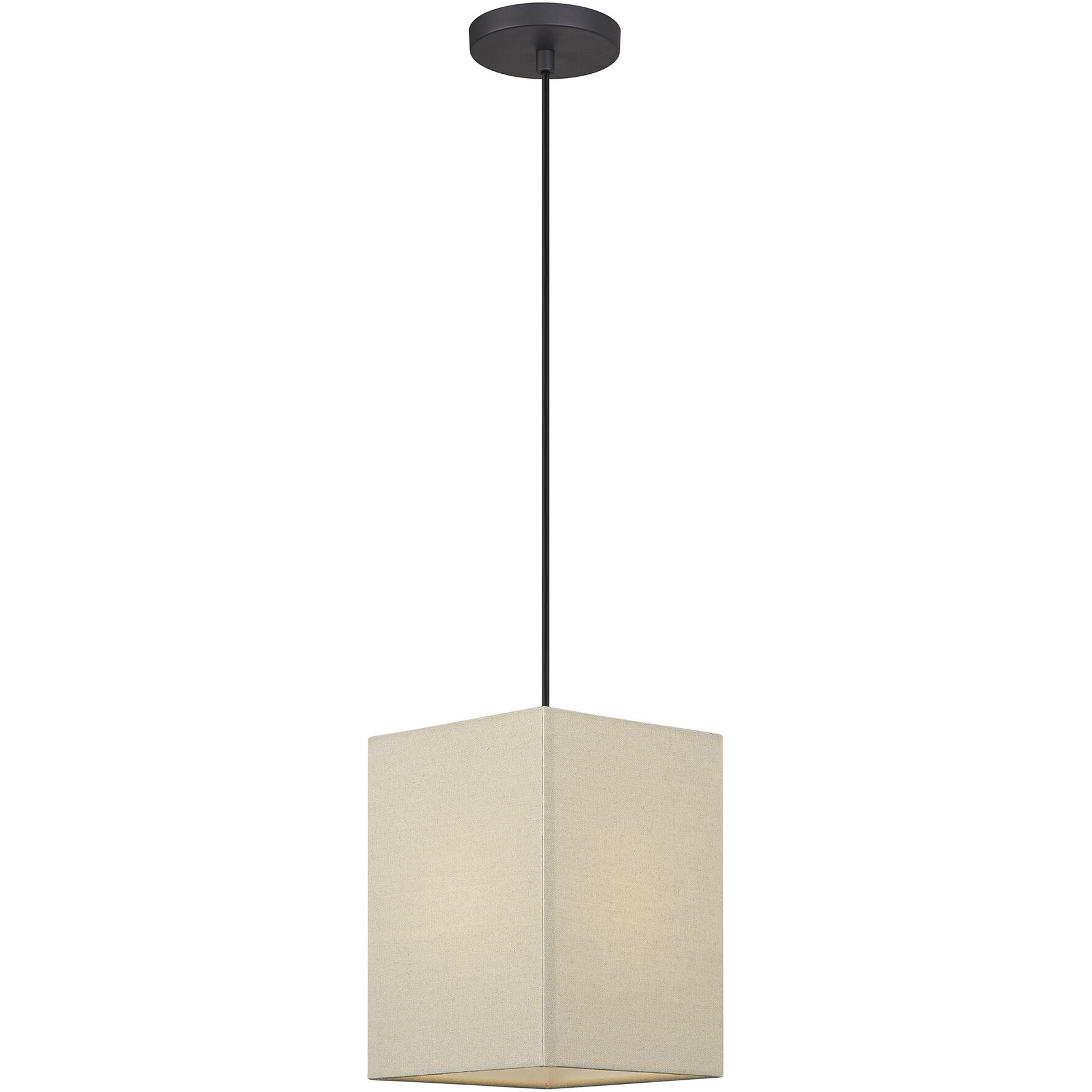 Summit 1 Light 8 inch Bronze Pendant Ceiling Light