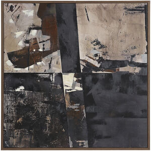 Odysseus Black/Brown Canvas Art