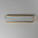 Celine LED 5.5 inch Natural Aged Brass Bath Vanity Wall Light