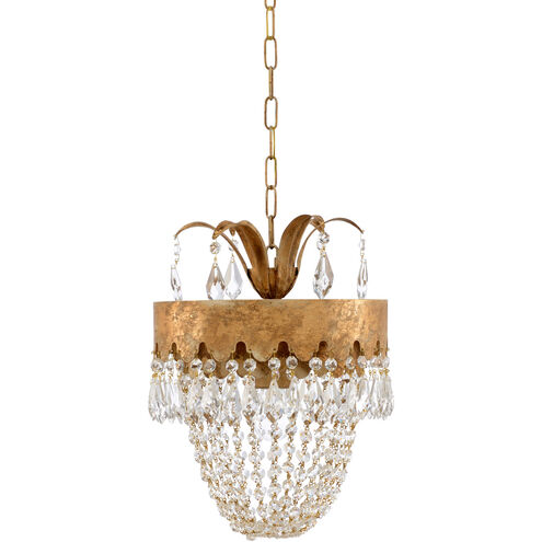 Chelsea House 1 Light 11 inch Venetian Gold Pendant Ceiling Light