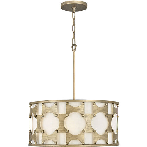 Carter LED 21 inch Burnished Gold Indoor Chandelier Ceiling Light