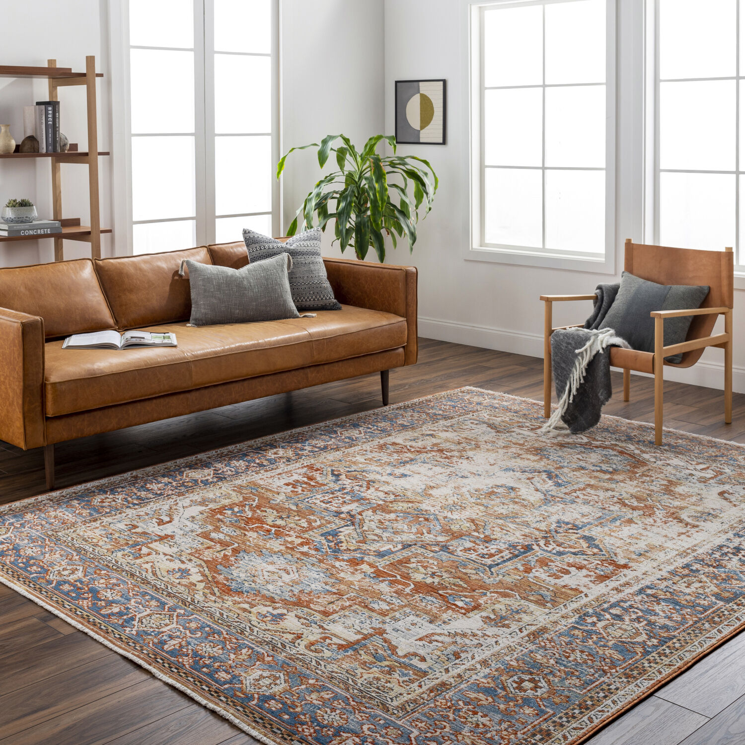 Chicago 120 X 94 inch Camel Rug, Rectangle