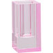 Transparent 8 X 4 inch Vase