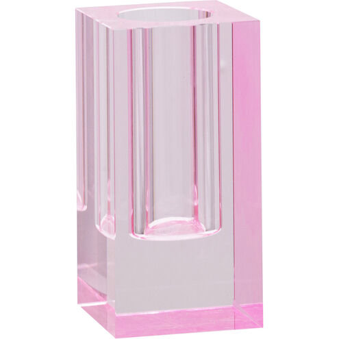 Transparent 8 X 4 inch Vase