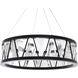 Corinth LED 32.13 inch Black Pendant Ceiling Light, Beyond