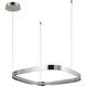 Yukon LED 19.75 inch Polished Nickel Pendant Ceiling Light