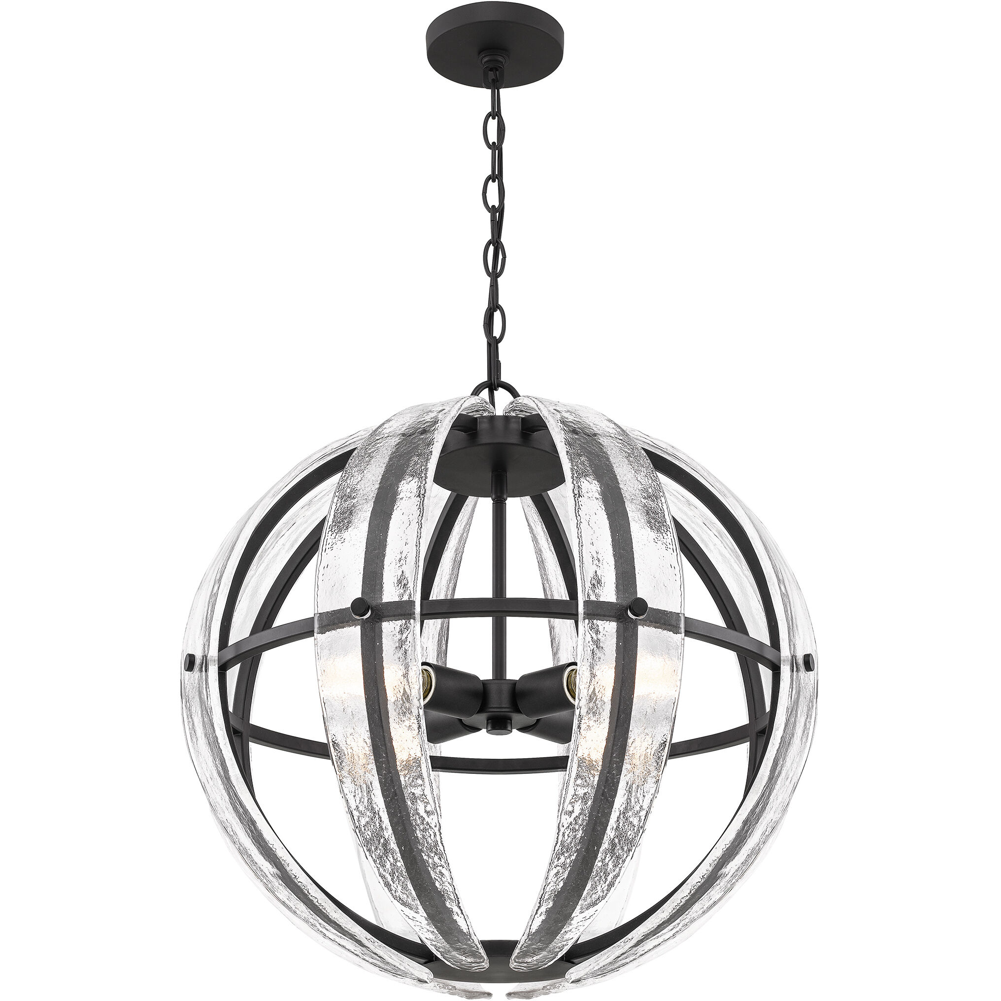 Dre 4 Light 22 inch Matte Black Pendant Ceiling Light