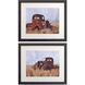 Farmhouse Brown and Red Framed Art, Propac