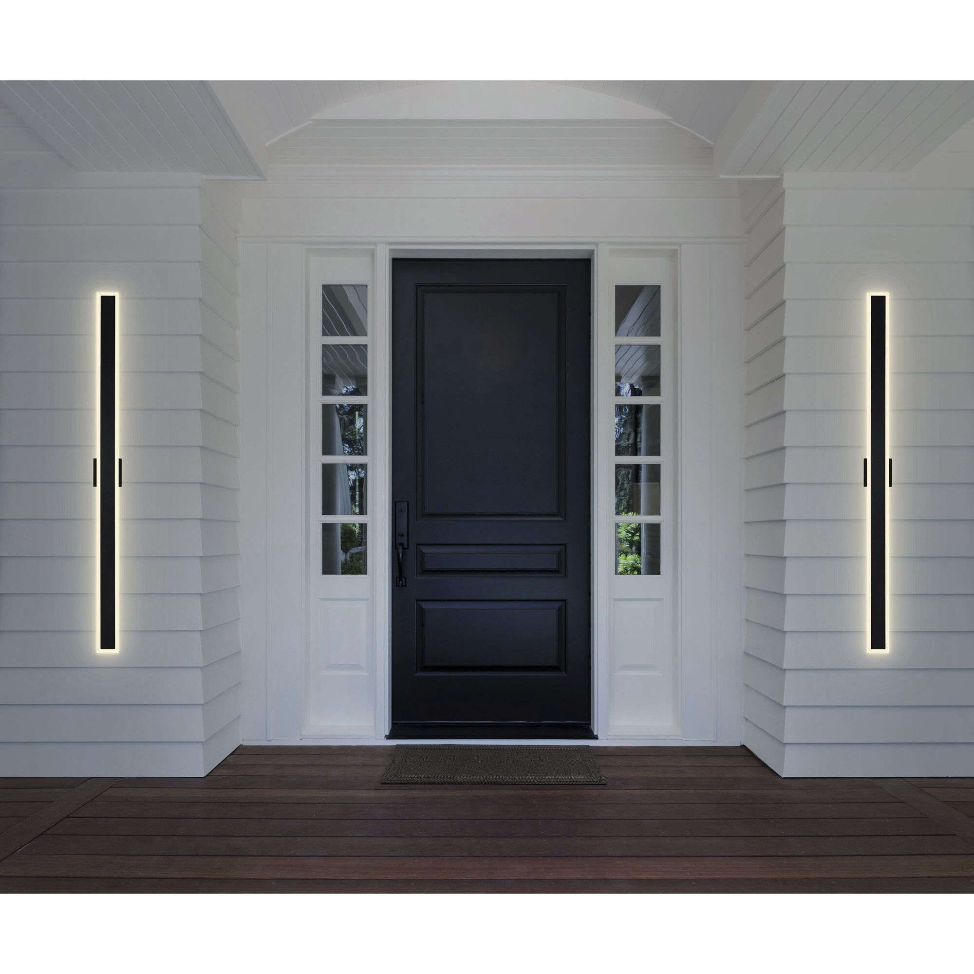 Malibu LED 80 inch Black Outdoor Wall Light