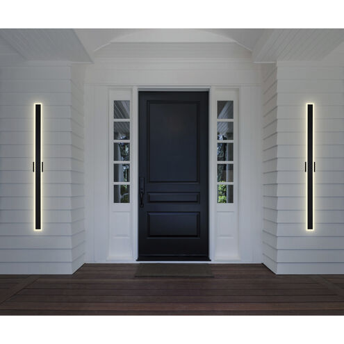 Malibu LED 80 inch Black Outdoor Wall Light